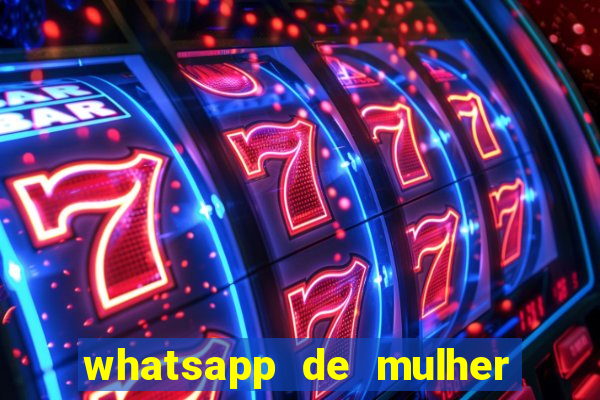 whatsapp de mulher de programa